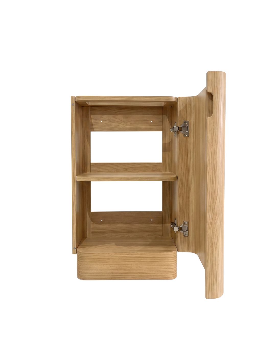 Otti Maxi Space Saver 450 Curved Floor Standing Vanity Woodland Oak
