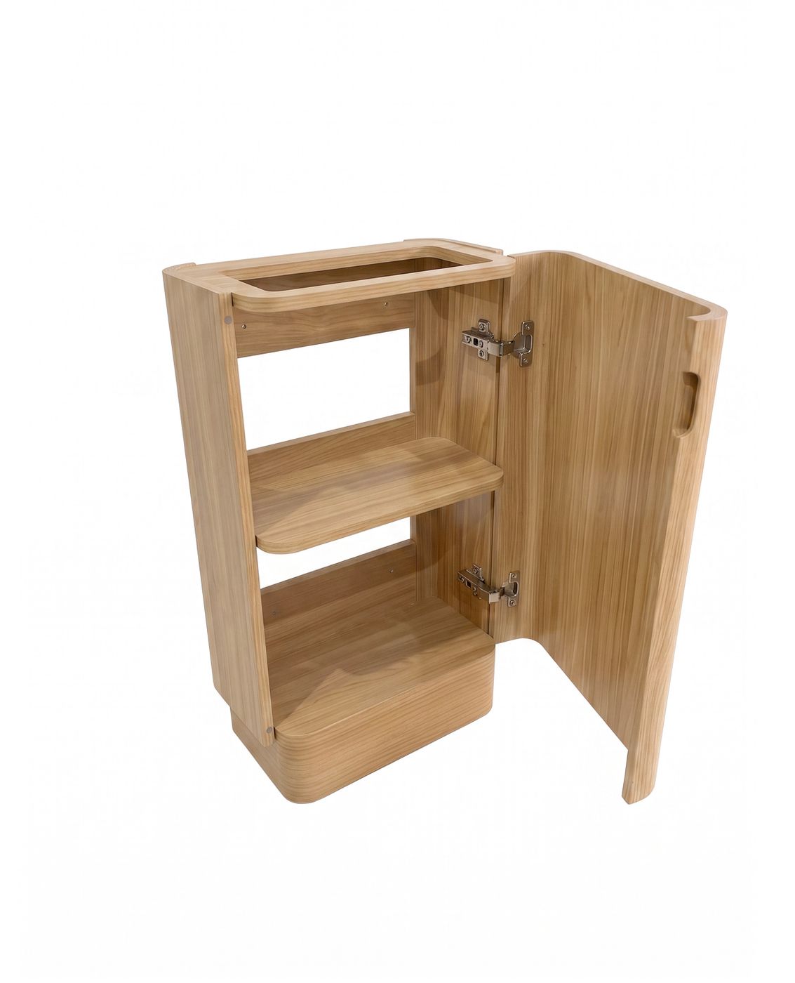 Otti Maxi Space Saver 450 Curved Floor Standing Vanity Woodland Oak