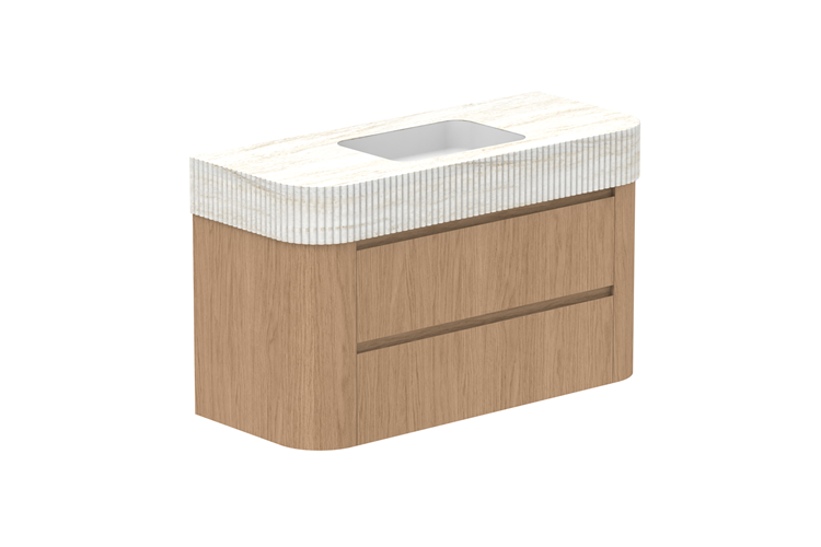 Adp Thea Curved Wall Hung Vanity Imperial Top