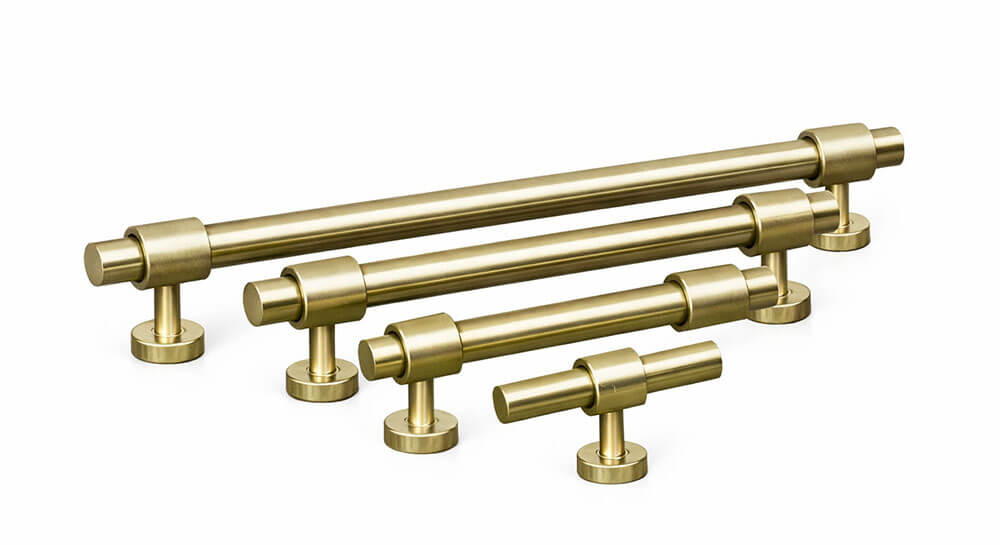Turner Hastings Fanetta Pull Handles Brushed Brass