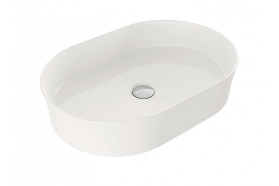 Turner Hastings Fino 55 x 38 Gloss White Above Counter Fireclay Basin