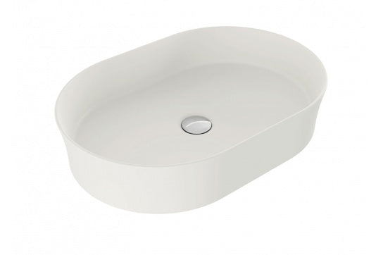 Turner Hastings Fino 55 x 38 Matte White Above Counter Fireclay Basin