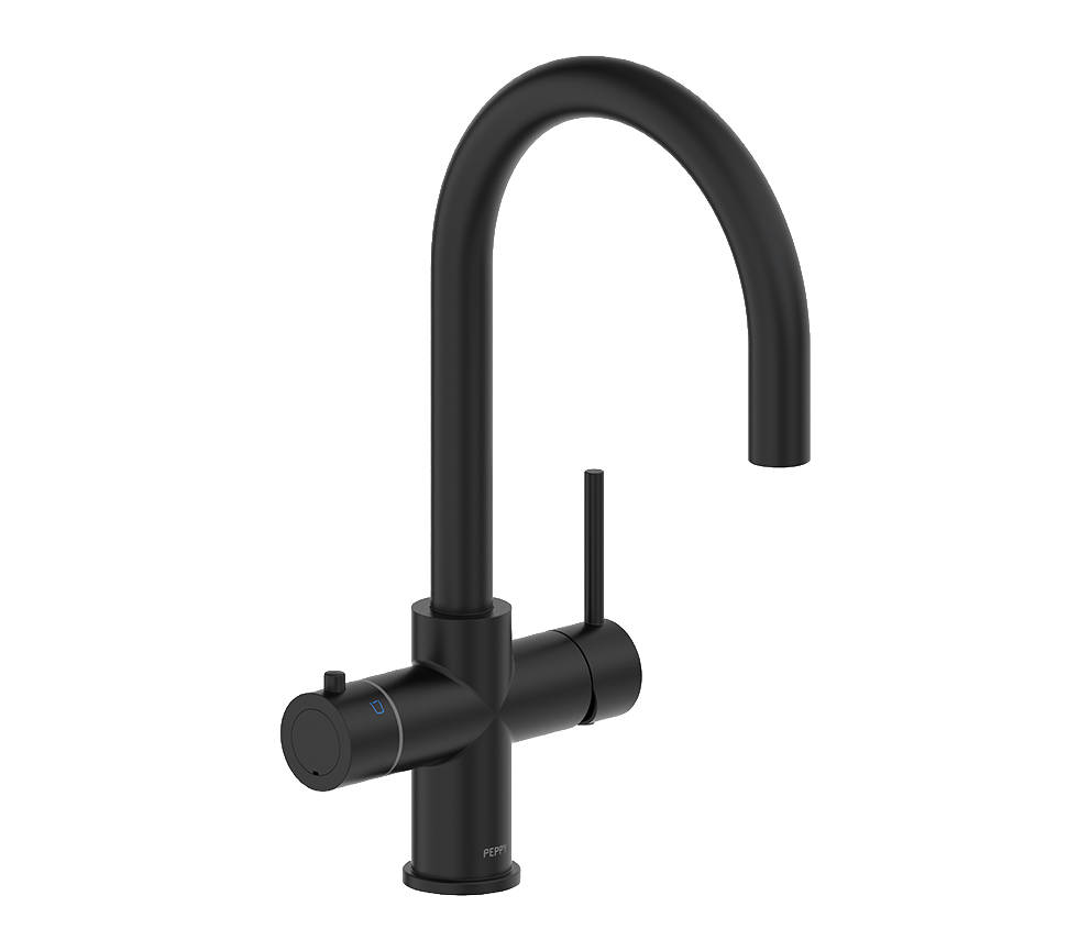 Peppy Taps Flagship Pull Out 4 in 1 Boiling & Ambient Matte Black