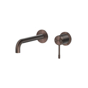 Bella Vista Mica Fluted Wall-Spout Combo - Dusk Bronze