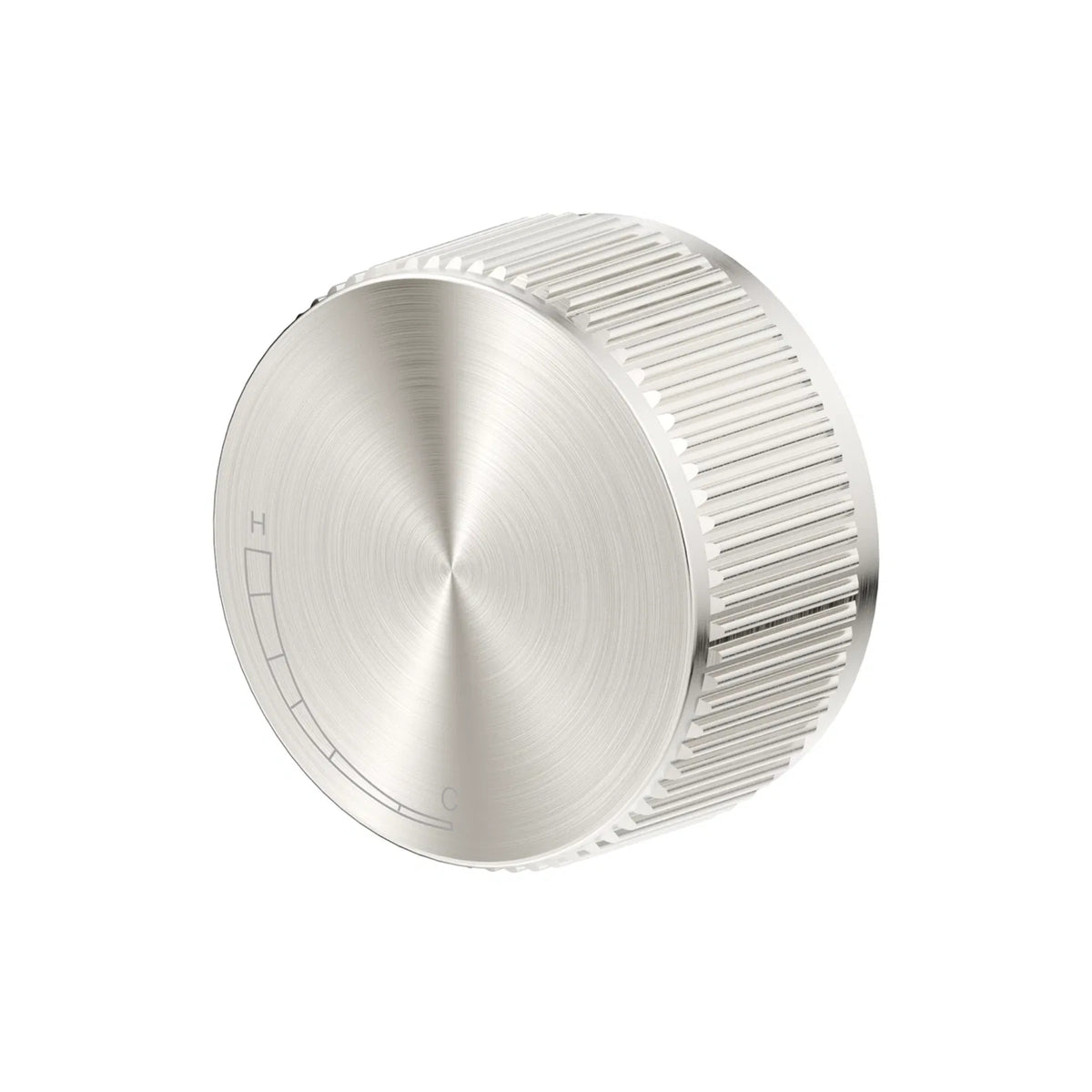 Bella Vista Mica Fluted Progressive Shower Mixer - Brushed Nickel