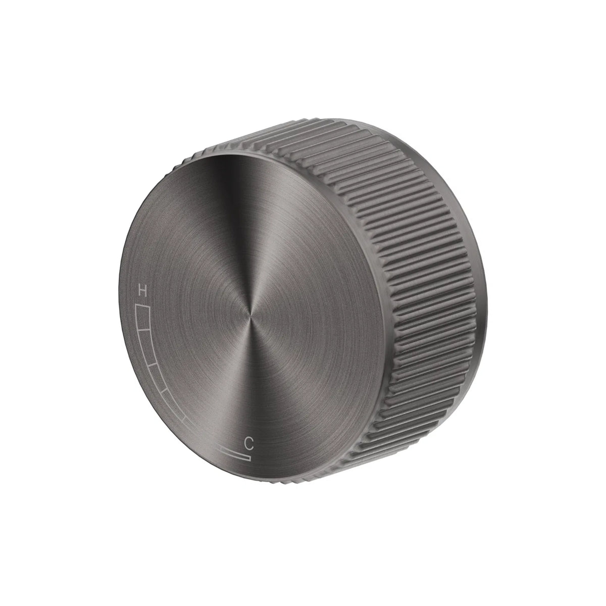 Bella Vista Mica Fluted Progressive Shower Mixer - Gunmetal