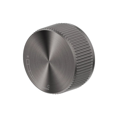 Bella Vista Mica Fluted Progressive Shower Mixer - Gunmetal