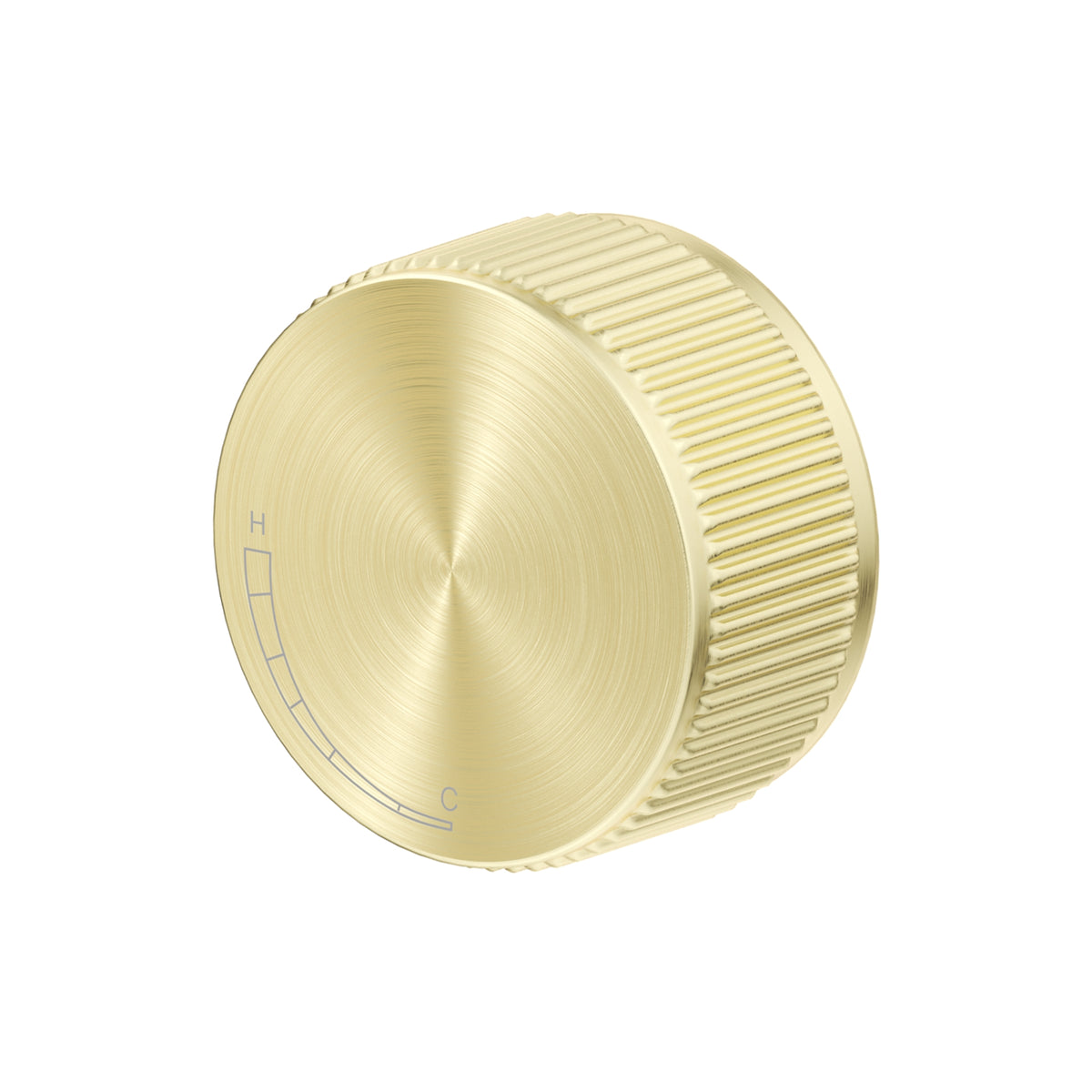 Bella Vista Mica Fluted Progressive Shower Mixer - French Gold