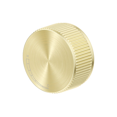 Bella Vista Mica Fluted Progressive Shower Mixer - French Gold