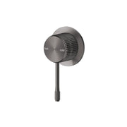Bella Vista Mica Fluted Shower Mixer - Gunmetal