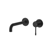 Bella Vista Mica Fluted Wall-Spout Combo - Black