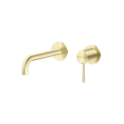 Bella Vista Mica Fluted Wall-Spout Combo - French Gold