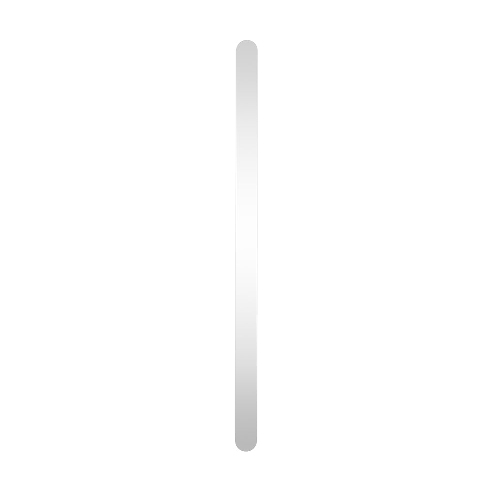 Non heated Vertical flat bar towel rail 50 x 930mm Mirror Polished