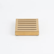 Square Slotted Floor Waste LID ONLY (Brushed Gold) 100mm x 100mm
