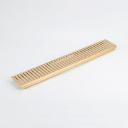Linear Slotted Floor Grate LID ONLY (Brushed Gold) 100mm x 600mm