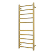 Radiant 240V Heated Round Ladder 430 x 1100 Brushed Gold