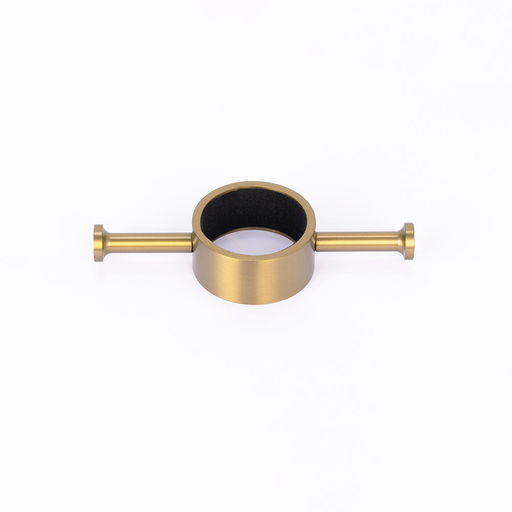 Ring hook accessory for Vertical rails Brushed Gold
