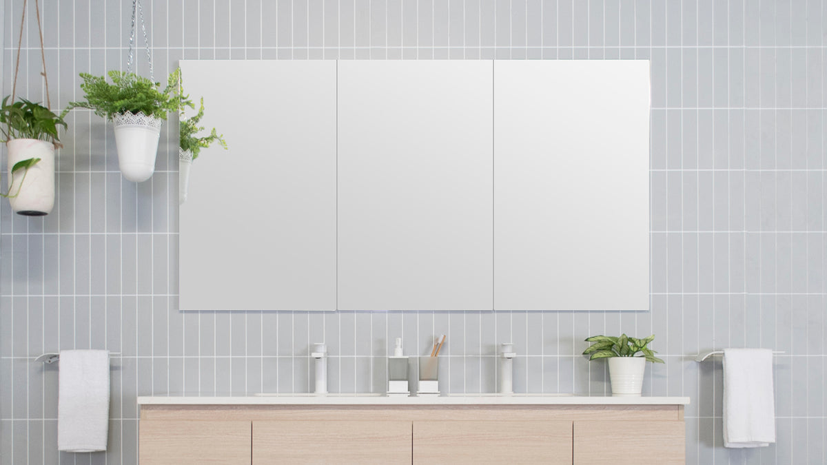 ADP Silk Mirrored Cabinet installed