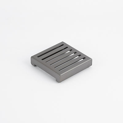 Radiant Square Slotted Floor Waste LID ONLY (Gun Metal Grey) 100mm x 100mm