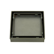 Square Tile Insert Floor Grate (Gun Metal Grey) 100mm x 100mm (38mm Outlet)