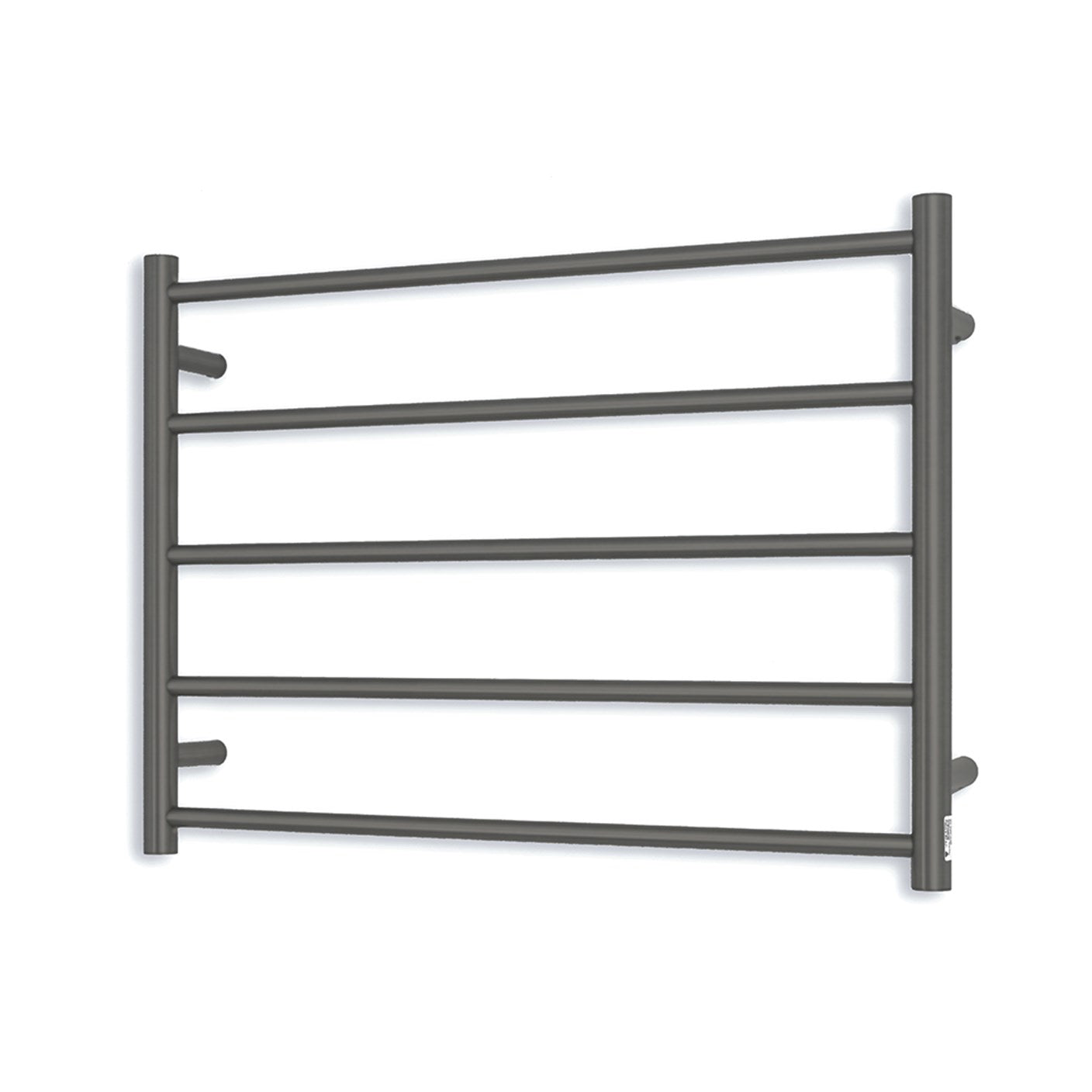 Radiant 240V Heated Round Ladder 750 x 550 Gun Metal Grey