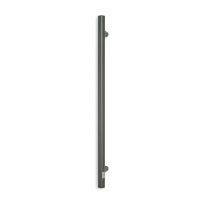Radiant Non-Heated Vertical Towel Rail 40 x 950mm Gun Metal Grey