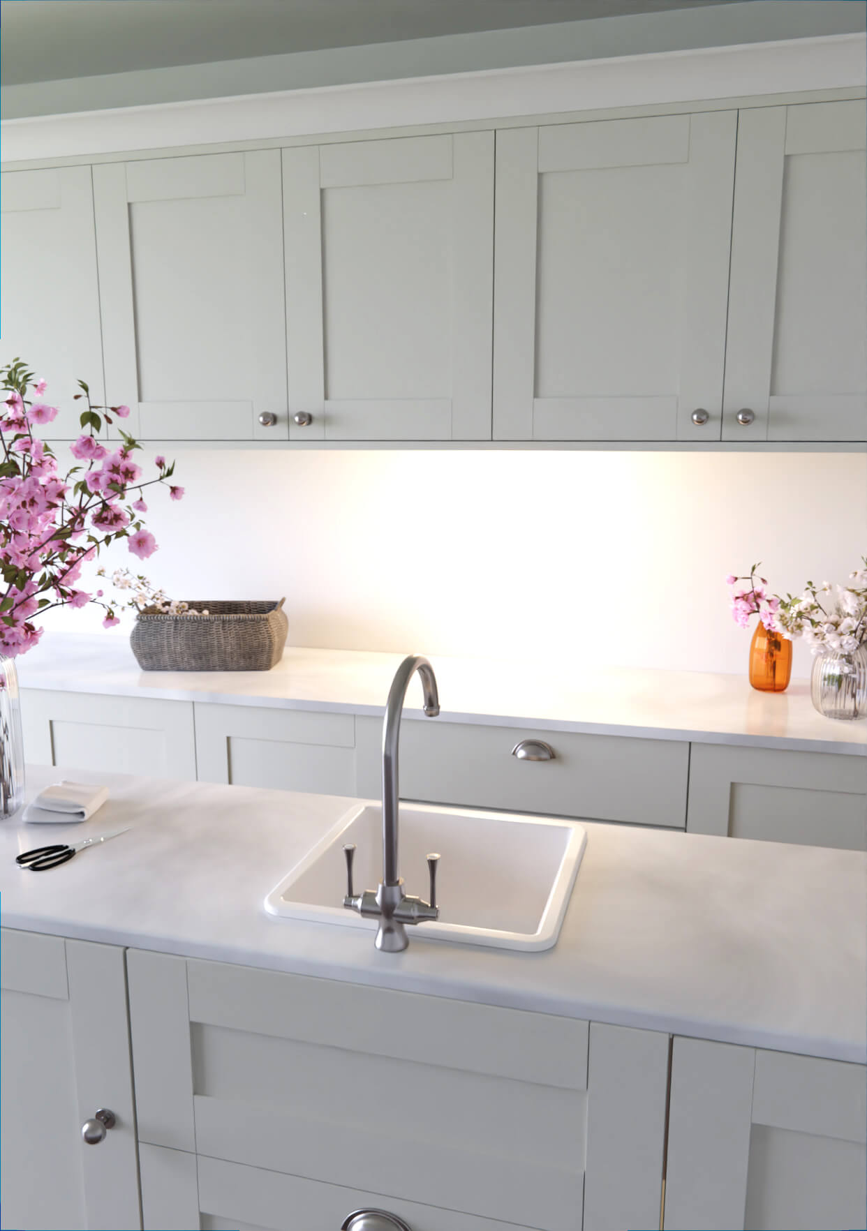 Gosford Double Sink Mixer - Chrome