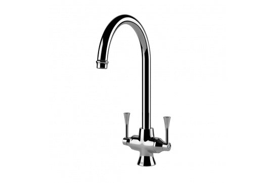 Gosford Double Sink Mixer - Chrome