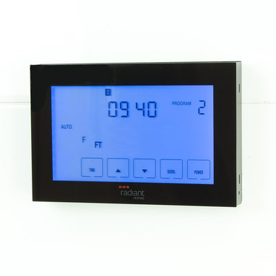 Radiant Premium Horizontal Digital Timer Black