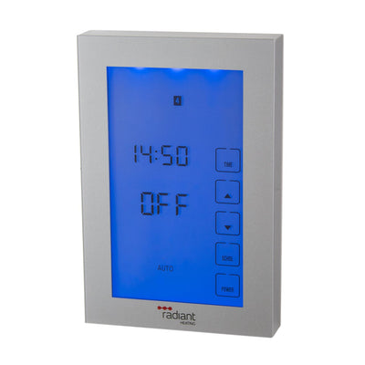 Radiant Premium Vertical Digital Timer Silver