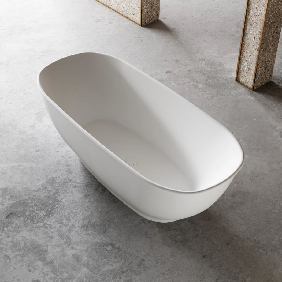 Cassa Hampton Freestanding Bath Matte White