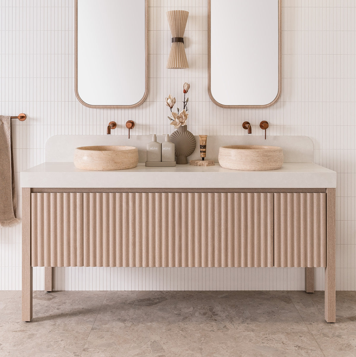 ADP Harper Floor Mount Vanity With Legs