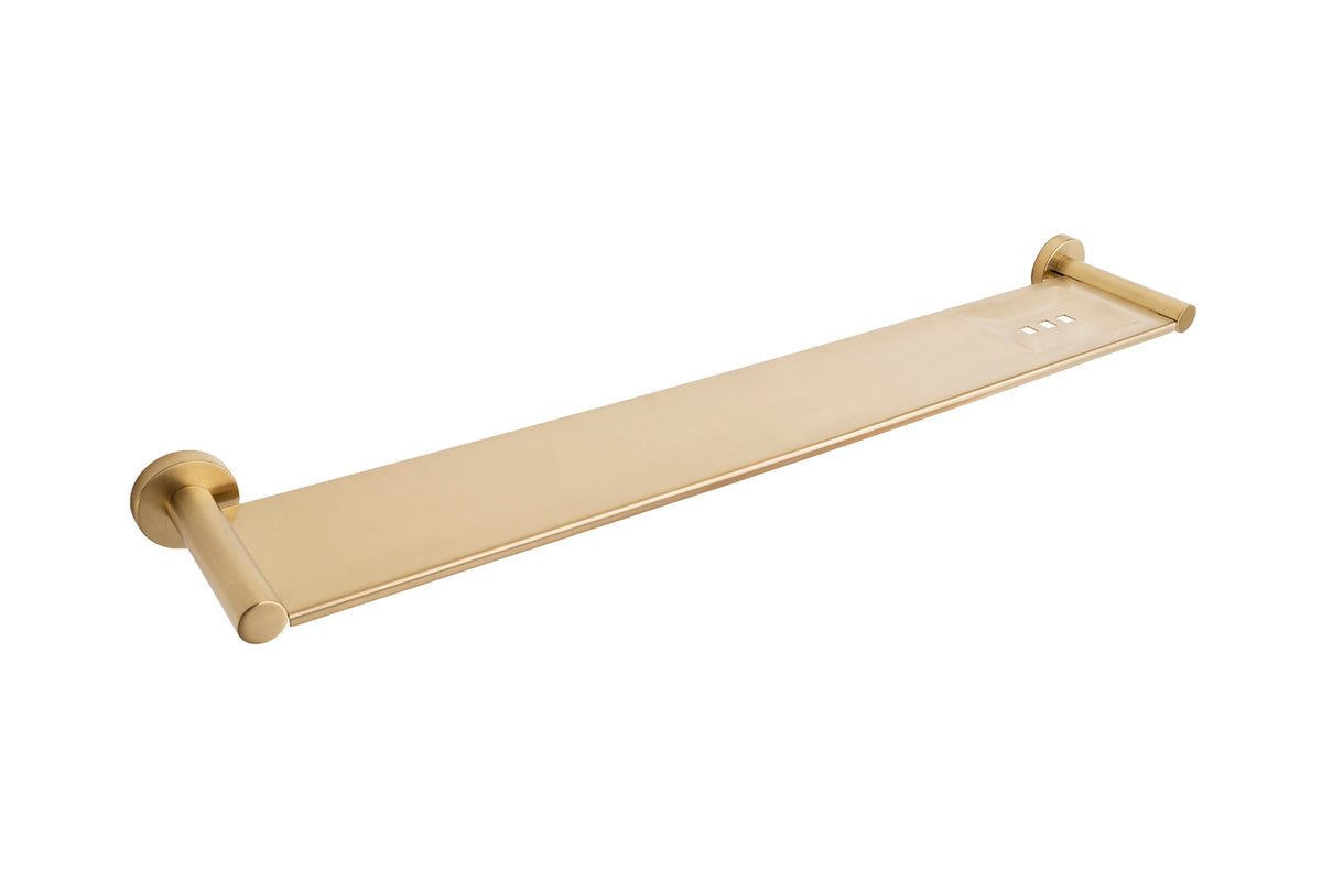 ADP Bloom Shower Shelf Light Brushed Brass