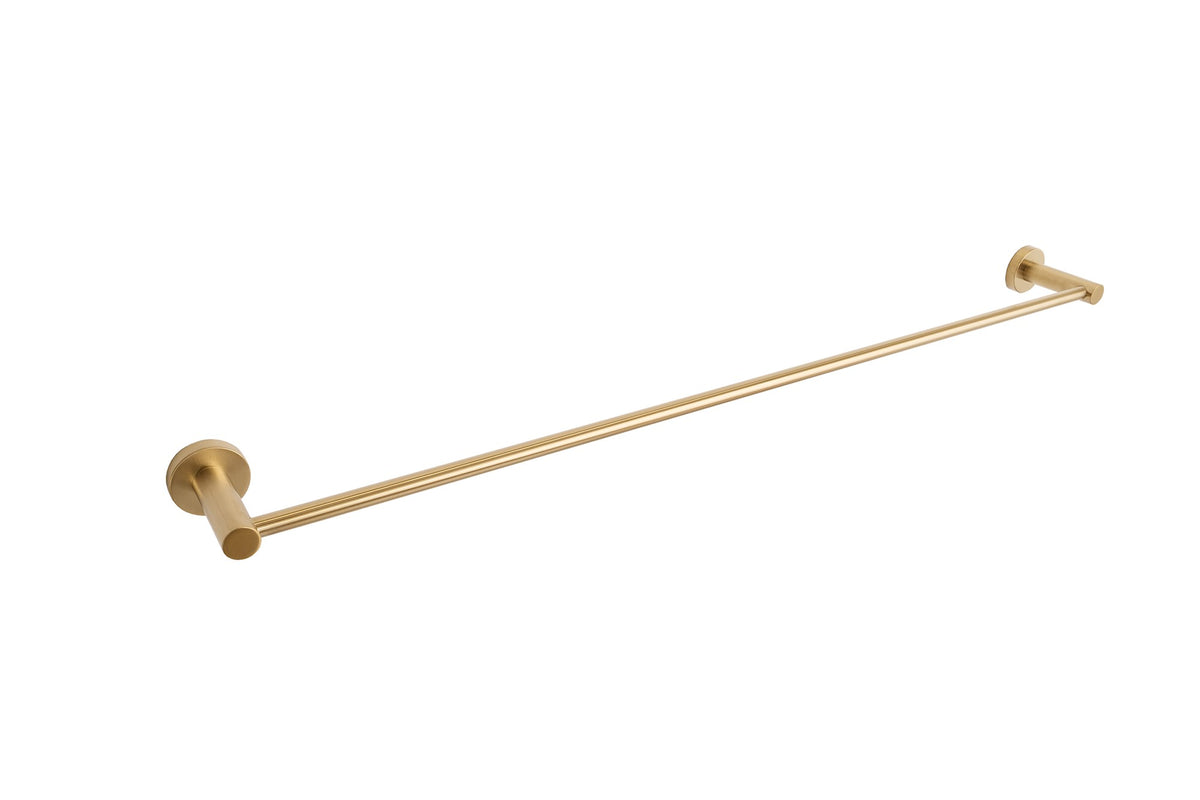 ADP Bloom Single Towel Rail 750mm Light Brushed Brass