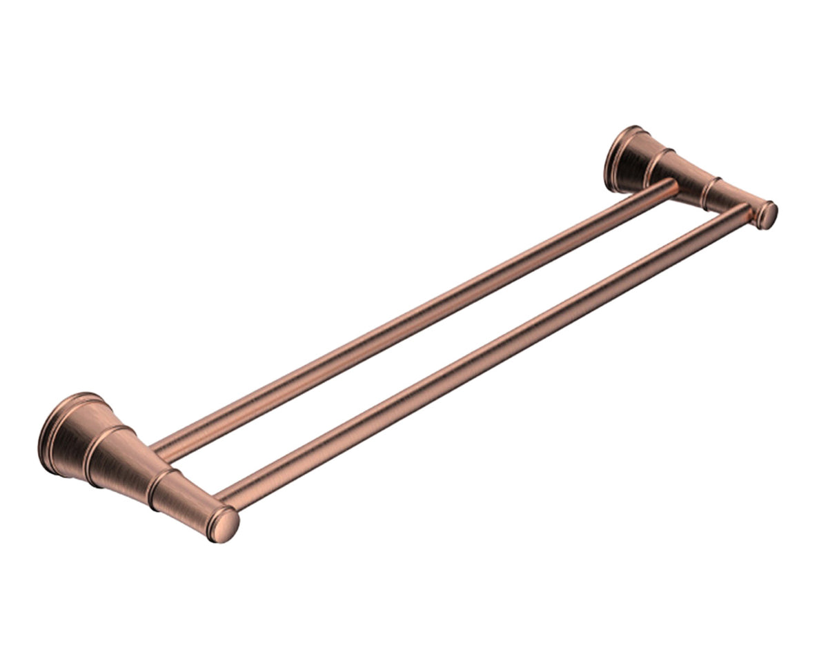 ADP Eternal Double Towel Rail 600mm Brushed Copper