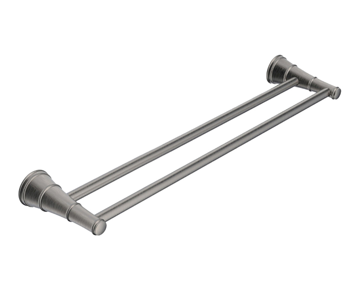 ADP Eternal Double Towel Rail 600mm Brushed Nickel