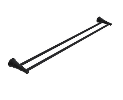 ADP Eternal Double Towel Rail 900mm Matte Black