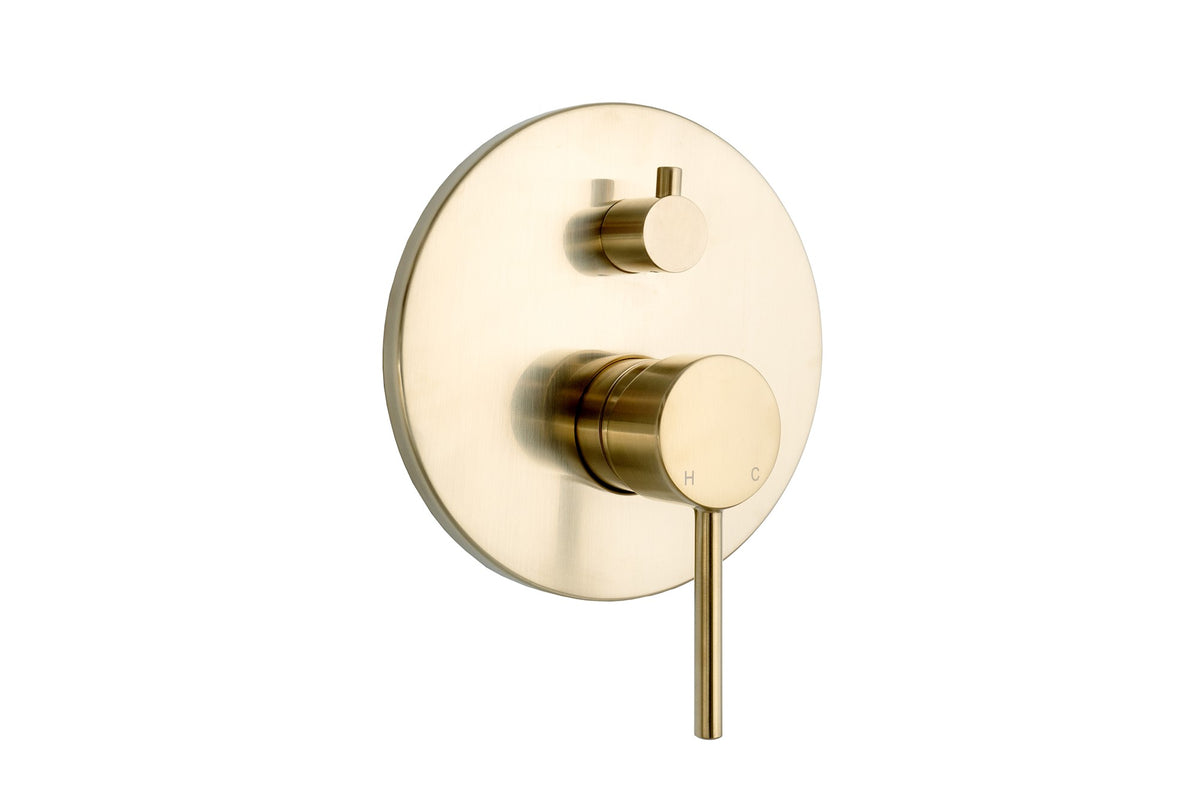 ADP Bloom Shower Diverter Light Brushed Brass
