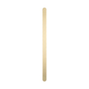 Non heated Vertical flat bar towel rail 50 x 930mm Light Gold