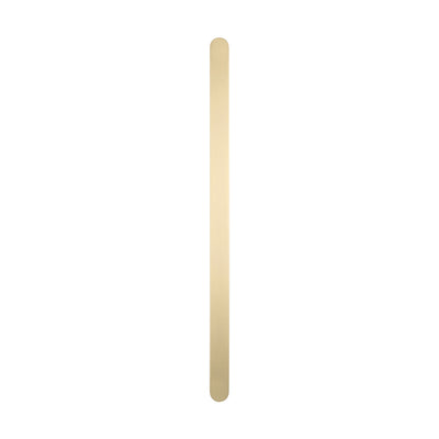 Radiant Non-Heated Vertical Flat Bar Towel Rail 50 x 930mm Light Gold