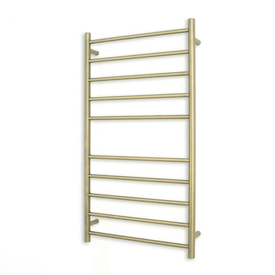 Radiant 240V Heated Round Ladder 600 x 1100 Light Gold