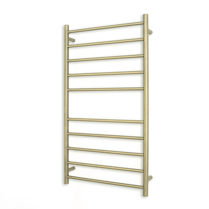 Radiant 240V Heated Round Ladder 600 x 1100 Light Gold