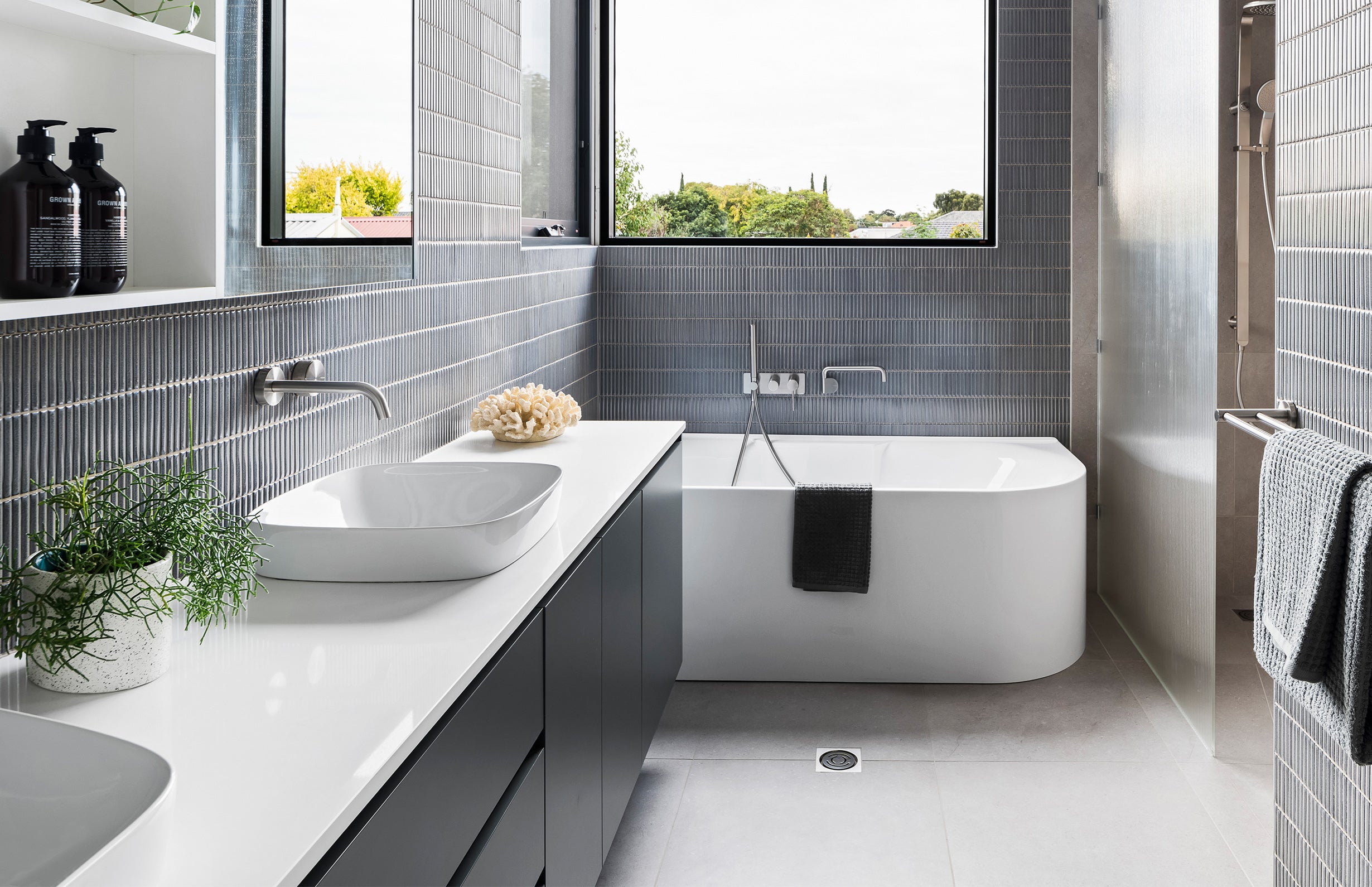 Vivid Slimline Wall Shower System