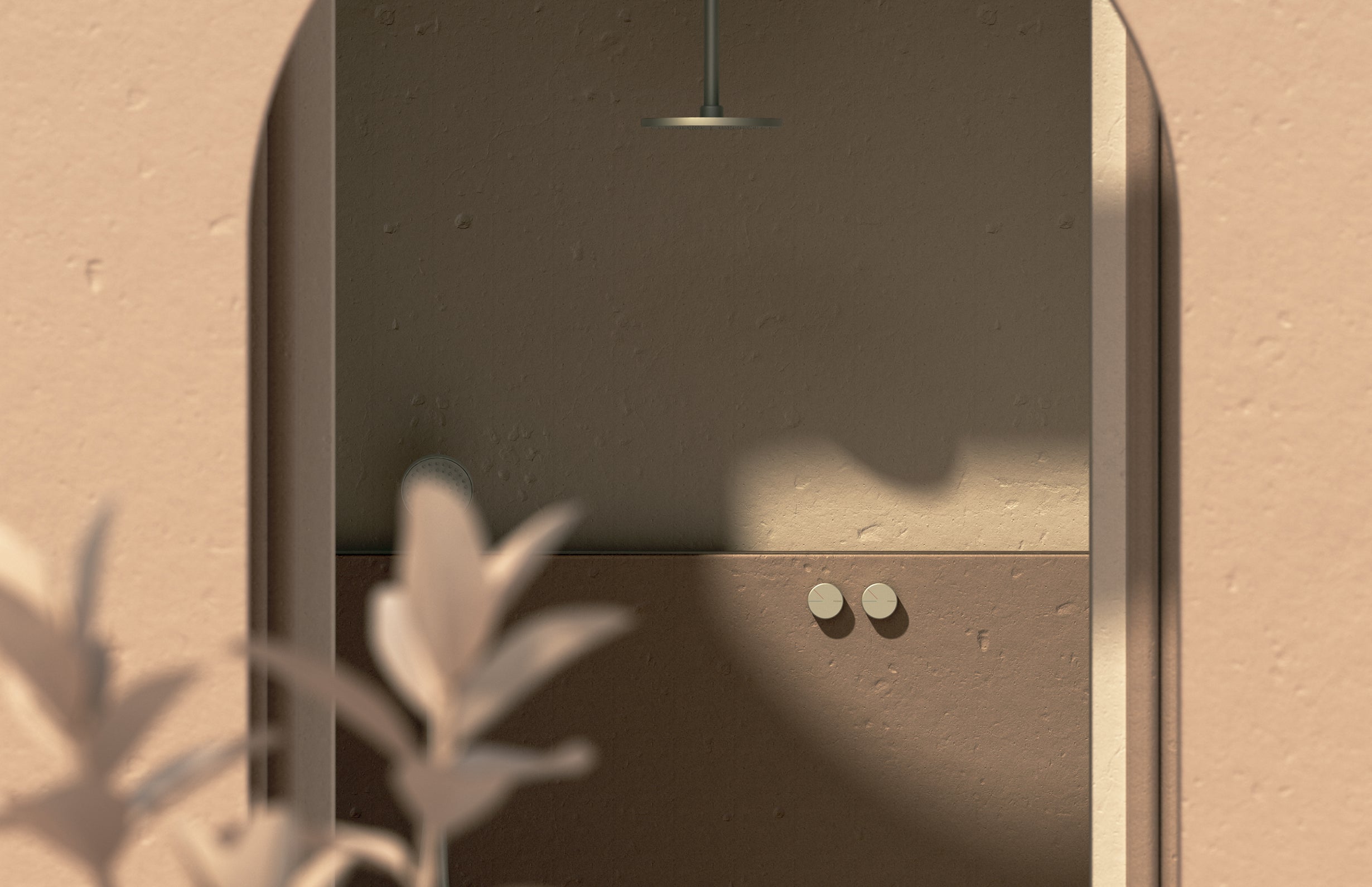 Phoenix Axia Twin Shower/Wall Mixer Chrome