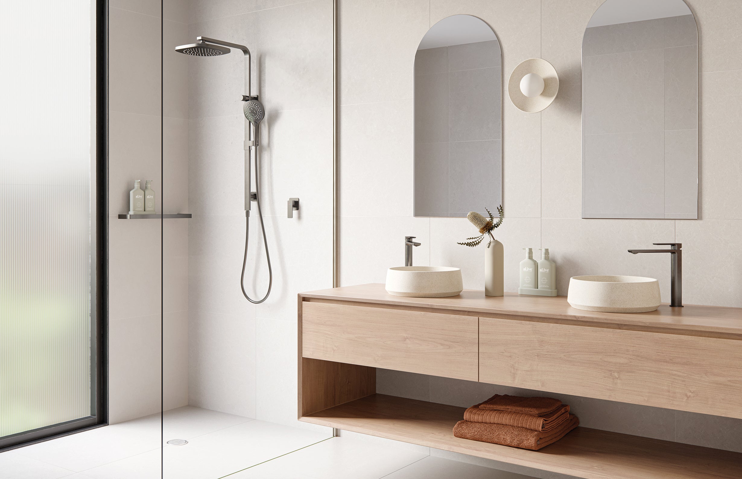 Nuage Twin Shower