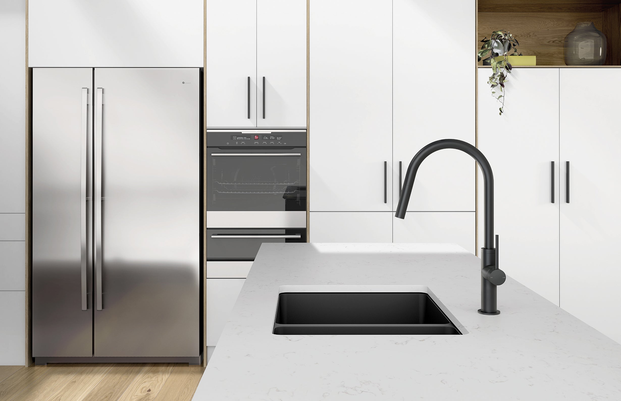 Vivid Slimline Pull Out Sink Mixer