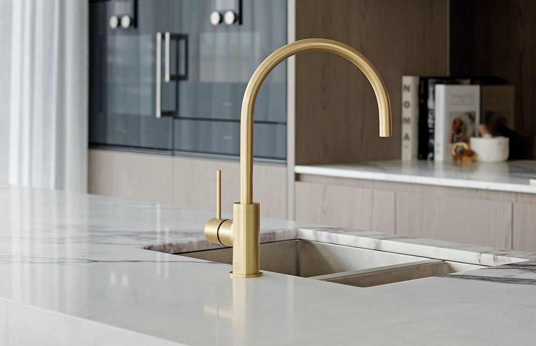 Vivid Slimline Sink Mixer 220mm Gooseneck