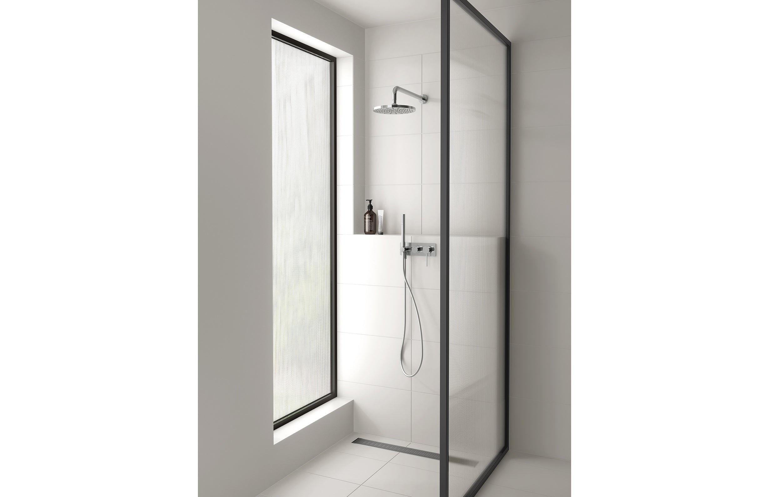 Vivid Slimline Wall Shower System