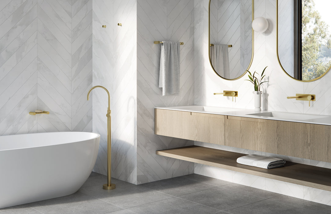 Vivid Slimline Hand Towel Rail 350mm