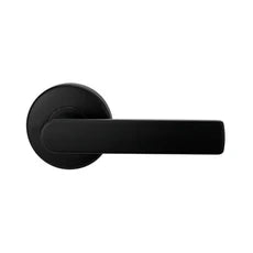 Lockwood Element L3 Velocity Dummy Lever Large Round Rose Matte Black
